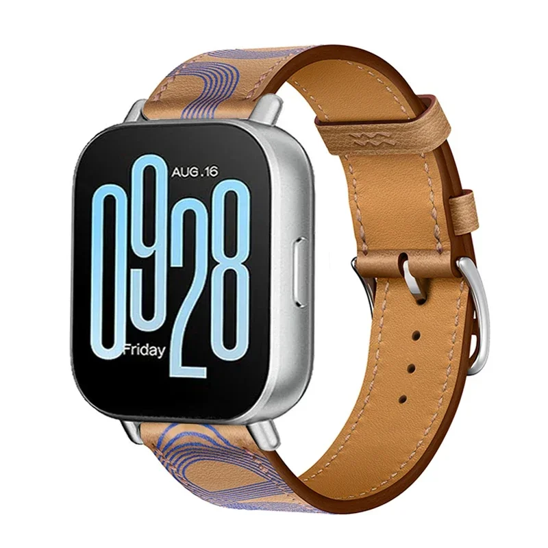 Elegant Leather Bracelet Loop Wrist Strap - Premium 22mm Accessory Band