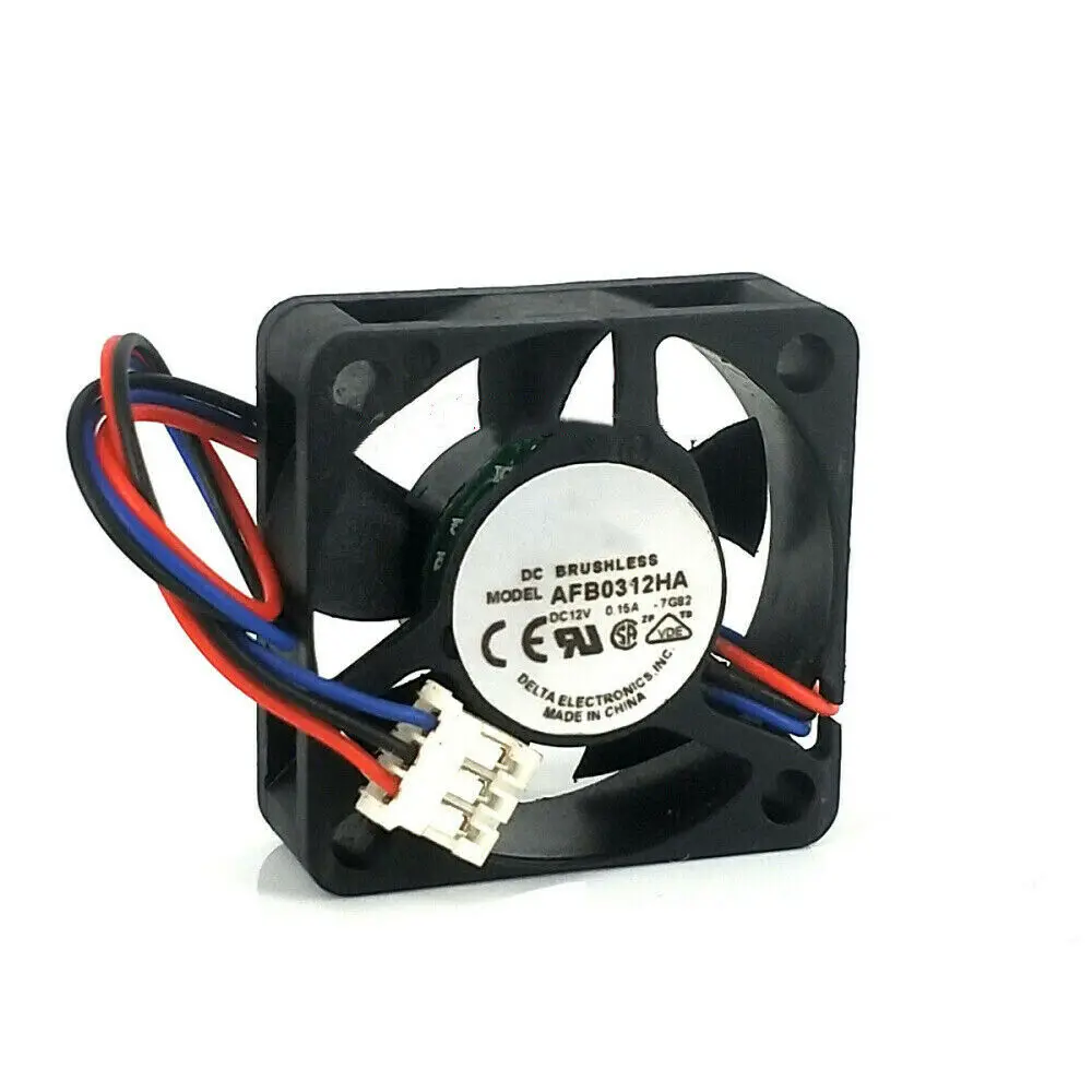 서버 사각 냉각 선풍기 쿨러, AFB0312HA, 12V, 0.15A, 3 핀, 30x30x10mm