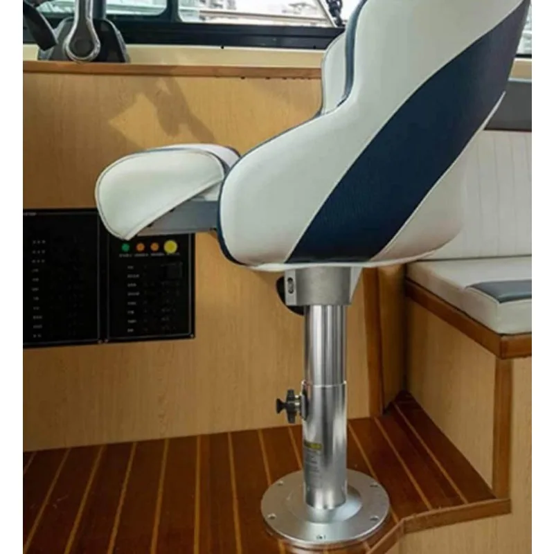 Aluminum Boat Seat Base with Seat Slide Adjustable Height Locking Boat