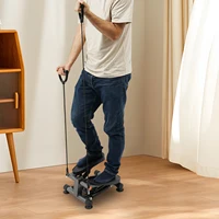 Mini Twist Stepper with LCD Display, Hydraulic Stepper with 2 Detachable Ropes, Total Body Cardio Exercise Machine for Home Use 1