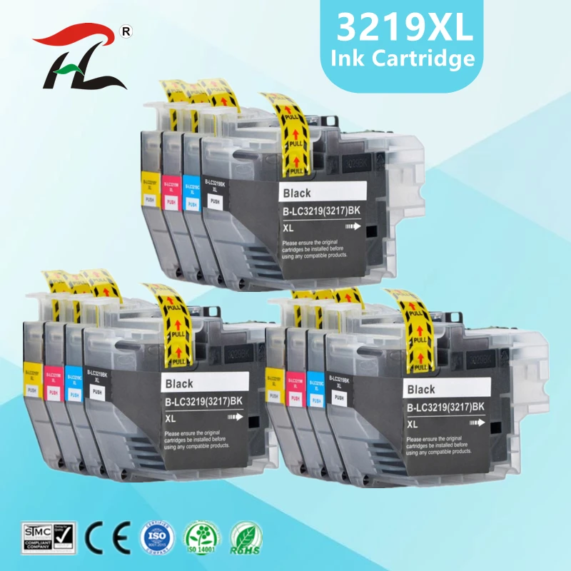 afvisning Juster Lederen Compatible Lc3219 Lc3219xl 3219xl 3219 Ink Cartridge For Brother Mfc-j5330dw  J5335dw J5730dw J5930dw J6530dw J6935dw Printer - Ink Cartridges -  AliExpress