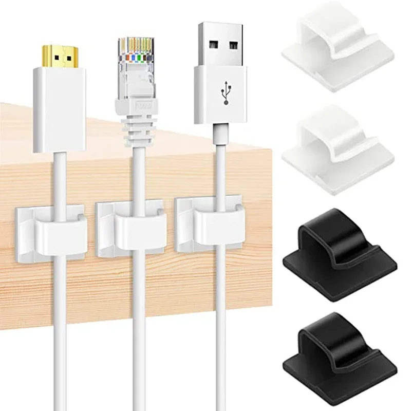 Attache Cable Organizer Clips Guiding Line Fixing Clip Wire Puller Organiser Pulling Support Fixed Wiring Accessories Clearance
