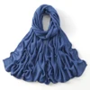 106450-1adb6a.jpg 185*75 cm musulman Modal Hijab rayonne coton châles pour femmes mince plaine écharpe grande taille foulard islamique Turban bandeau