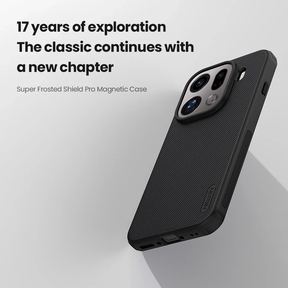 Nillkin Magnetic Shockproof Case with Super Frosted Shield and Four-Corner Airbag Protection