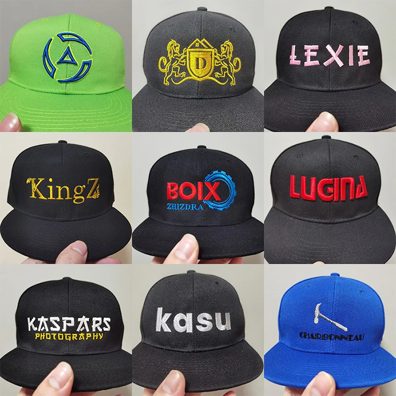 Personalized Logo Design Baseball Caps Custom Logo Sorority Cap Embroidery Monogram Color Block Baseball Caps Hip Hop Hats 2