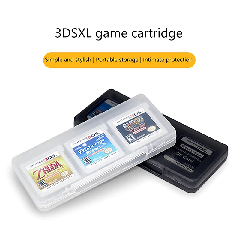 

Картридж для игровой консоли 3dsxl, прозрачный защитный чехол для карт памяти, футляр для хранения, портативный пылезащитный футляр для мини-Sim-карты
