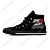 Japanese Anime Initial D High Top Sneakers Mens Womens Teenager High Quality Canvas Sneaker Casual Couple Shoes Custom Shoe 3