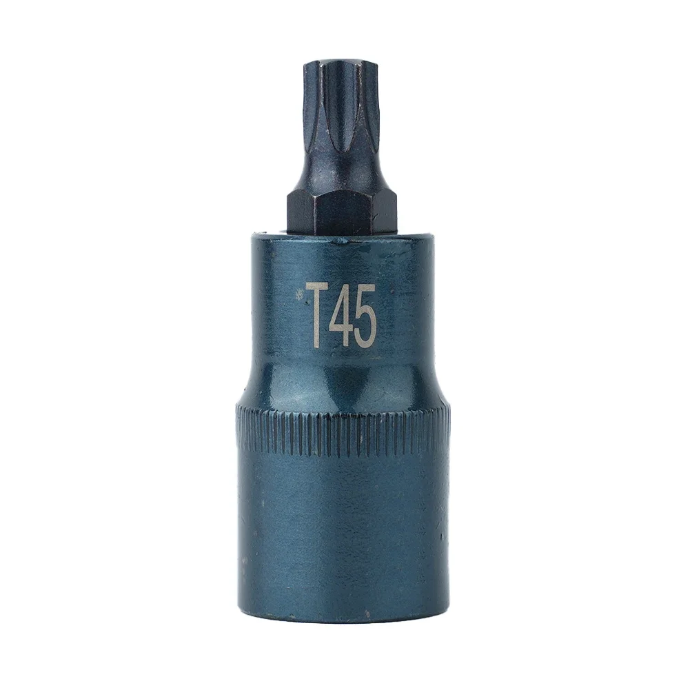 1Pc Torx Screwdriver Bit 1/2inch Socket Bits Adapter T30/40/45/50/55/60/70 Adapter Hand Tools For Ratchet Wrenches
