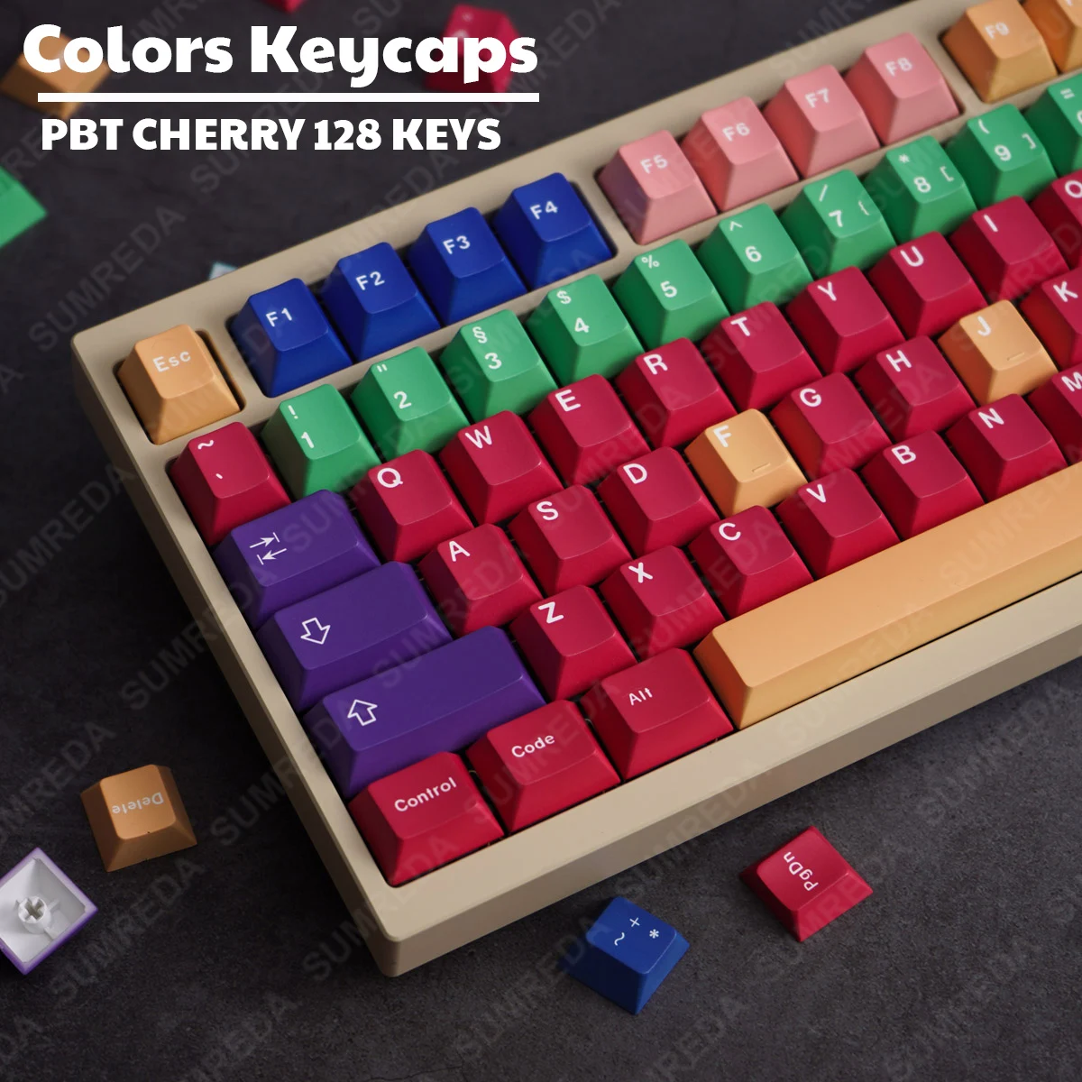 

GMK Handarbeit Keycaps 128Key PBT Double Shot Keycap Cherry Profile KeyCaps For Sugar65 AULA F87 LEOBOG Hi75 Hi8 Gaming Keyboard