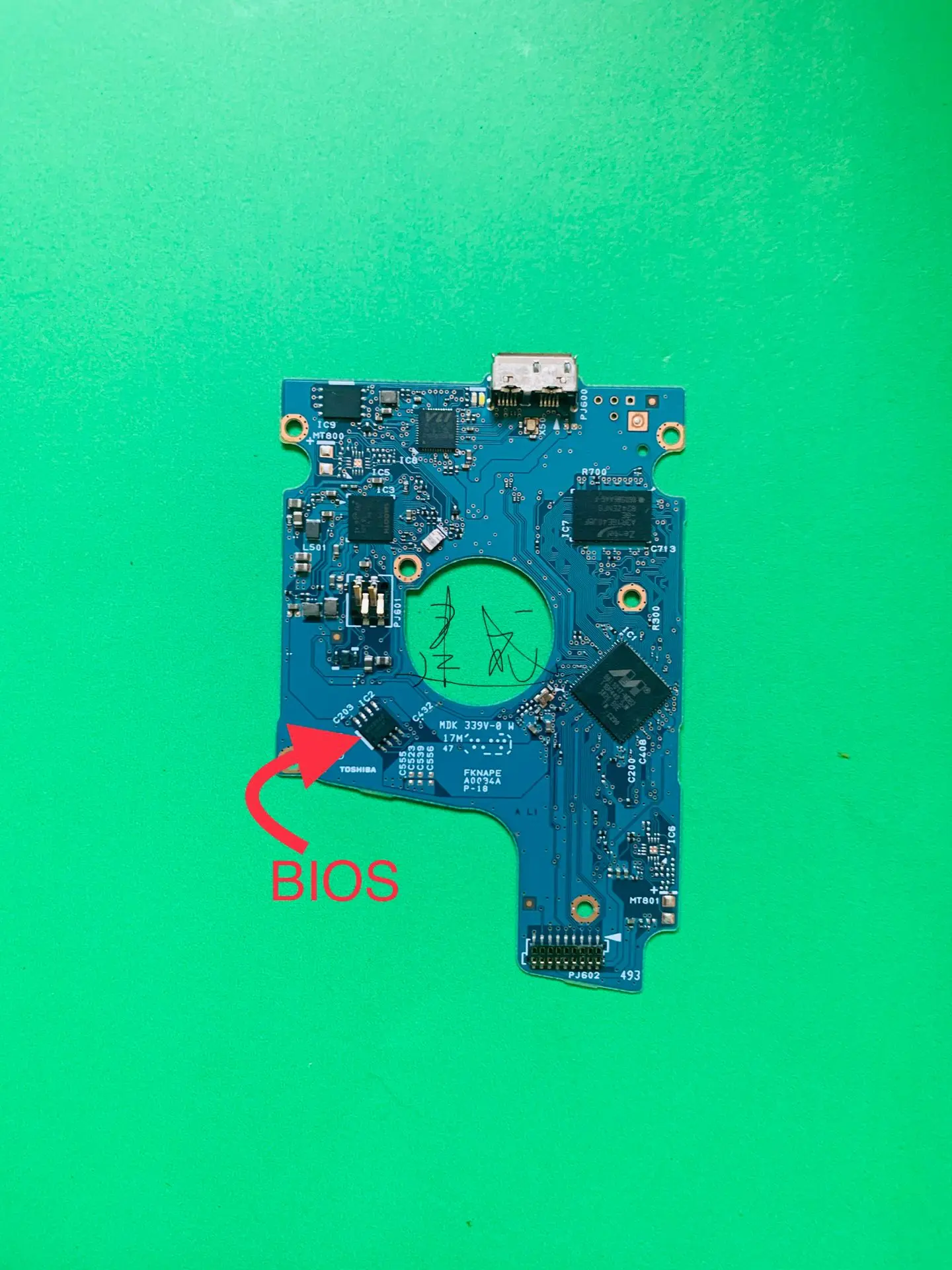 Pro toshiba HDD PCB / logika nasednout / G0034A G0039A G4311A MQ04UBF100 MQ04UBD200 MQ04UBB400