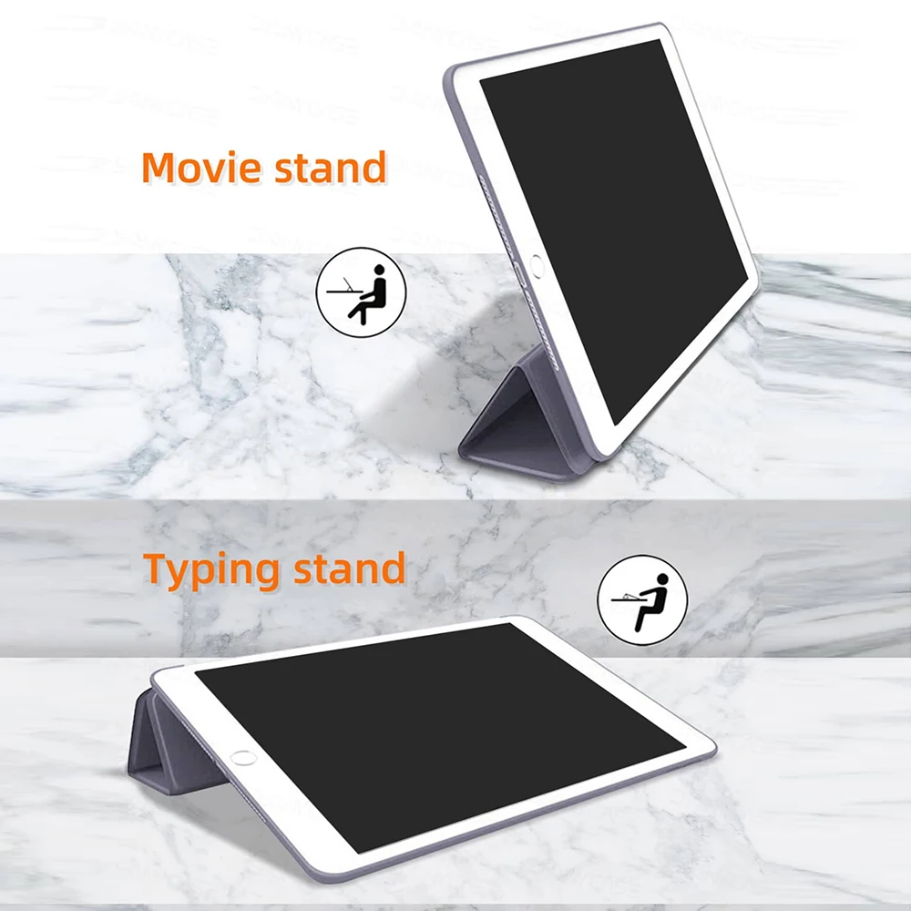 Premium PU Leather Flip Smart Cover with Magnetic Auto Wake/Sleep Function