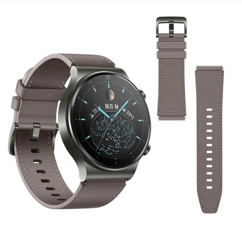 

22mm Strap for Huawei Gt2 Pro Band Genuine Leather Watchband GT 2 Pro Bracelet Accessories Sport Wristband Quick Release Bands