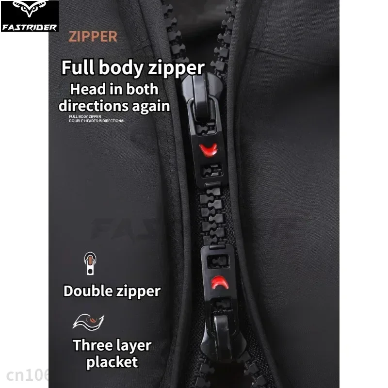 40℃ Coldproof Motorcycle Riding Suits Double zipper Winter Coat