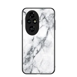 Elegant Marbling Tempered Glass Phone Case with Premium Protection for Huawei Nova Y91 (01)