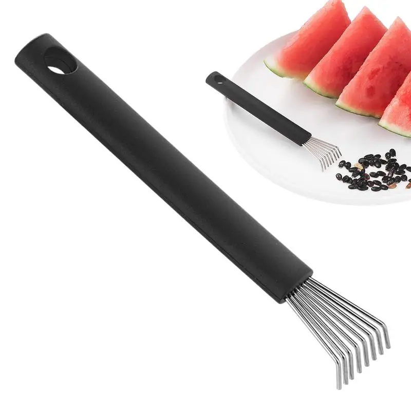 

Stainless Steel Fruit Corer Vegetable Practical Seed Remover Multi-Function Fruit Corer Appealing Rake Shape pitter Gadgets