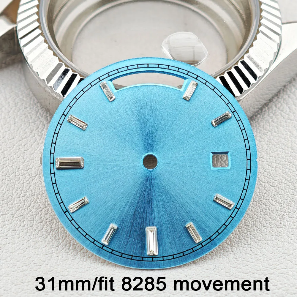 Luminous Blue-Green Dial with Dual Calendar - Watch Accessory