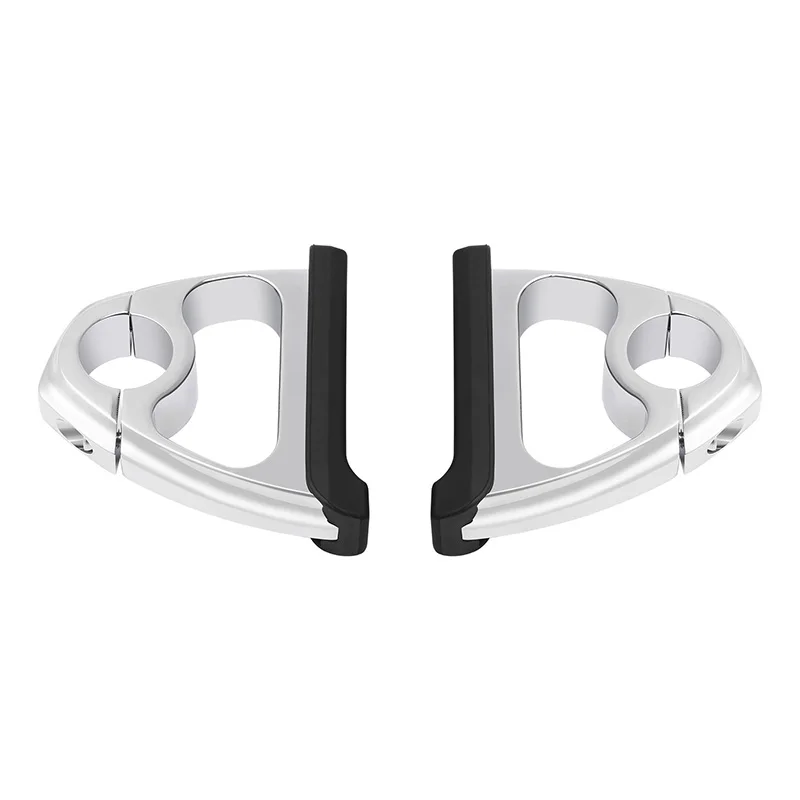 Moto Alluminio 1.25 "Highway Engine Guard Pedane Per Harley Touring Softail Road King Street Glide Road Glide Toe Poggia