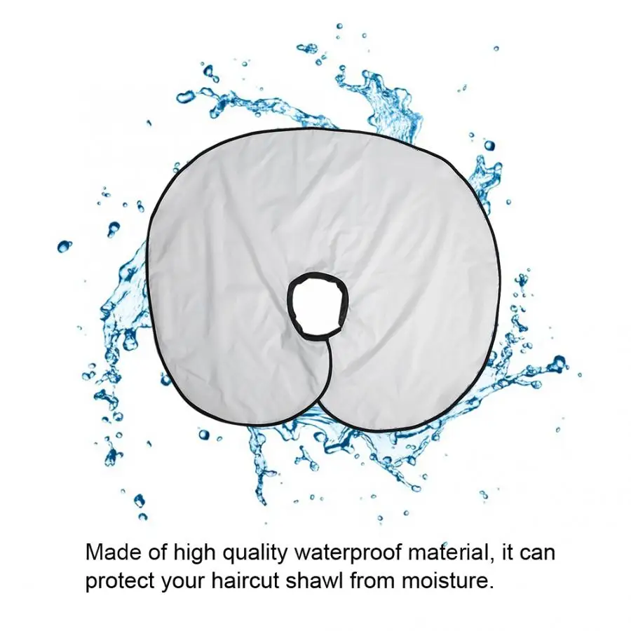 1pcs Waterproof Hairdresser Shawl Hair Salon Haircut Shawl Cape Hair Dyeing Hairdressing Makeup Apron Cloth Tool Barber Supplies 4