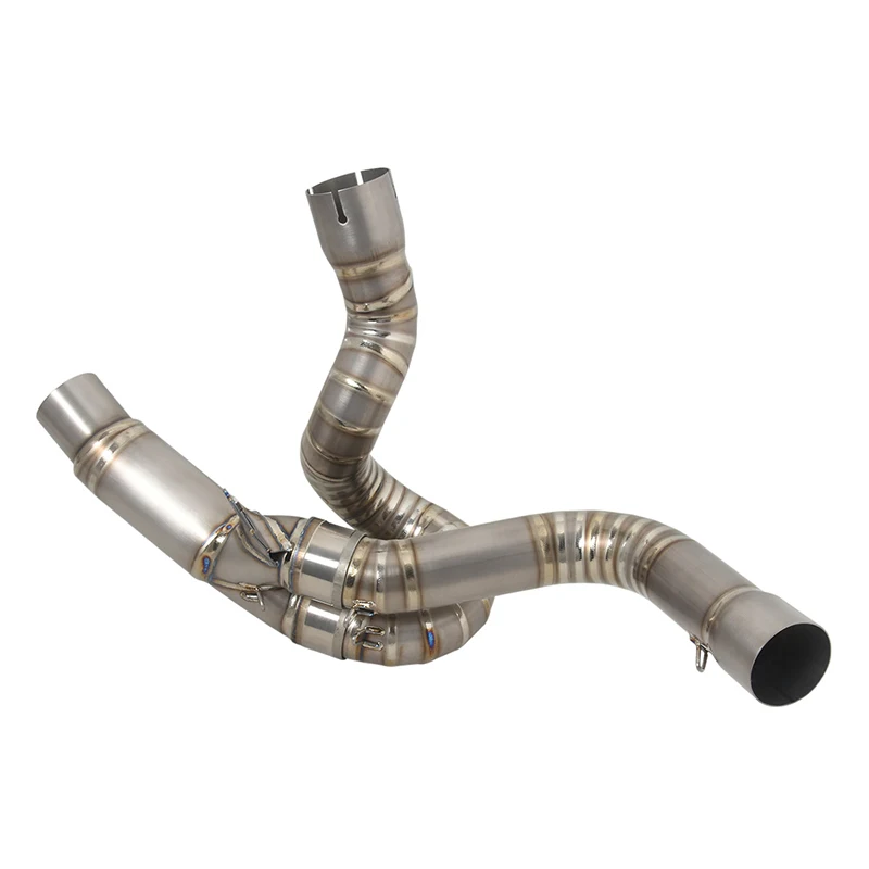 Slip On Per DUCATA Multistrada 950 V2 S 1260 ENDURO 2017 - 2020 Moto Di Scarico In Lega di Titanio Modifica Fuga Centrale di Collegamento Tubo - immagine 5