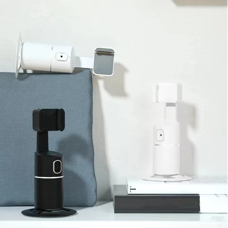 INRAM-Automatic Tracking Shooting Gimbal AI Camera Recognition Face Track 360 Rotation Intelligent Follow Live Shoot Gimbal Stabilizer