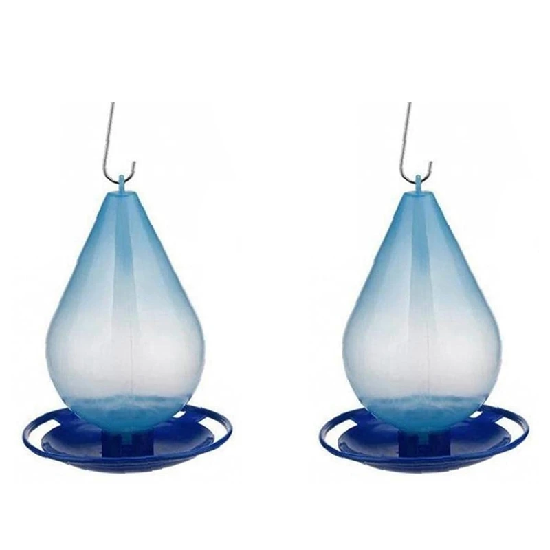 

2X Automatic Bird Water Feeder Water Droplet Shaped Bird Waterer Easy Hanging Bird Feeder With Hook Bird Water Dispenser