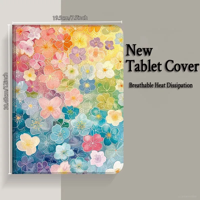 Elegant Floral Tablet Case Cover - Stylish Design