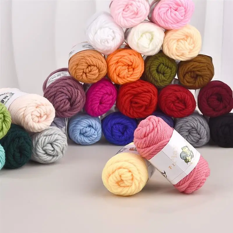 Description Picture 3 of item10G 5ply Cotton Knitting Wool Yarn Thick Fiber Yarn Velvet Yarn Hand Knitting Wool Crochet Yarn For DIY Sweate Hat Dolls