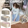 45x25x17cm Oxford Fabric Mesh Steel Shelf Organizer,Clothes Storage Bins Foldable Closet Organizers Storage Containers with Rein 4