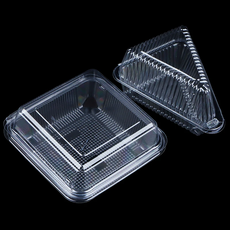 10Pcs Triangle and Square Cheesecake Boxes, Pie Holders and Cake Slice Containers, DIY ... - SKU TSCB1845 - UGI Packaging