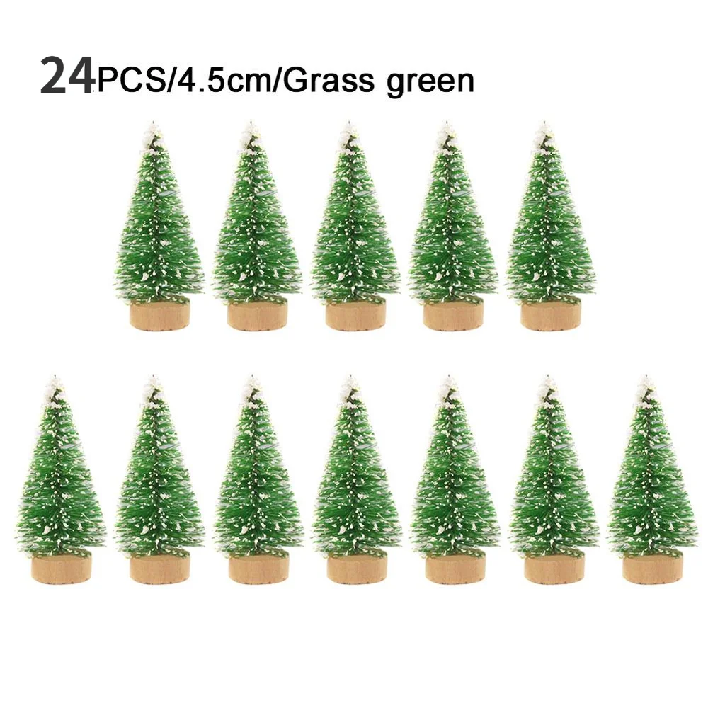 Mini Christmas Tree 24-12 Piece Table Top Decoration
