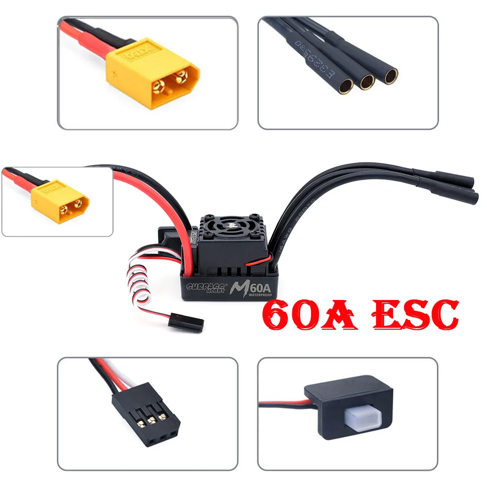 Enhanced Surpass Hobby Waterproof ESC