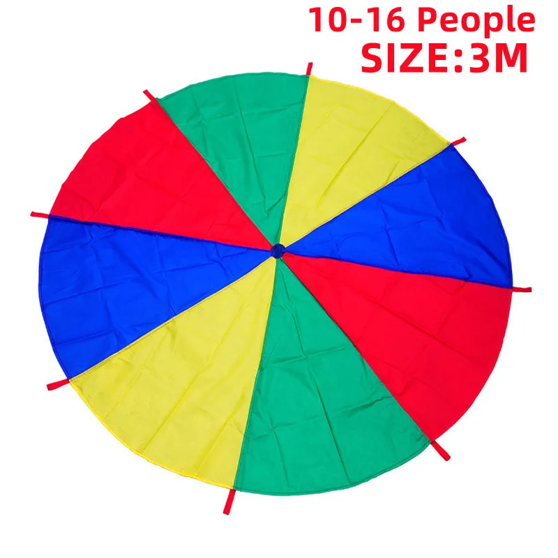 Colorful Kids Outdoor Teamwork Game Parachute Toys