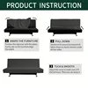 LANMOLIFEStretch Futon Sofa Cover Armless Sofa Bed Cover Spandex Non-Slip Machine Washable Furniture Protective Cover Home Decor 3