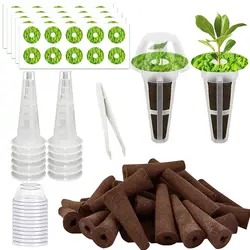 Hydroponic Grow Kit with 20 Planting Pods for Indoor Vegetables, Herbs, and Flowers (20Pack)
