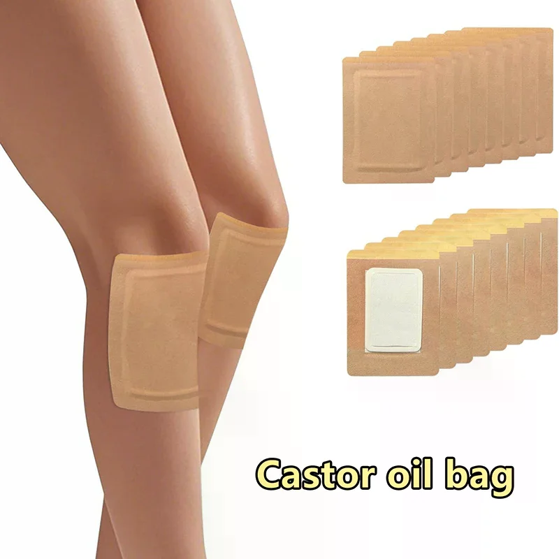 Replacement Disposable Castor Oil Pack Self-Adhesive Universal Adhesive Navel Stickers Seepage Resistant Belly Button Protectors