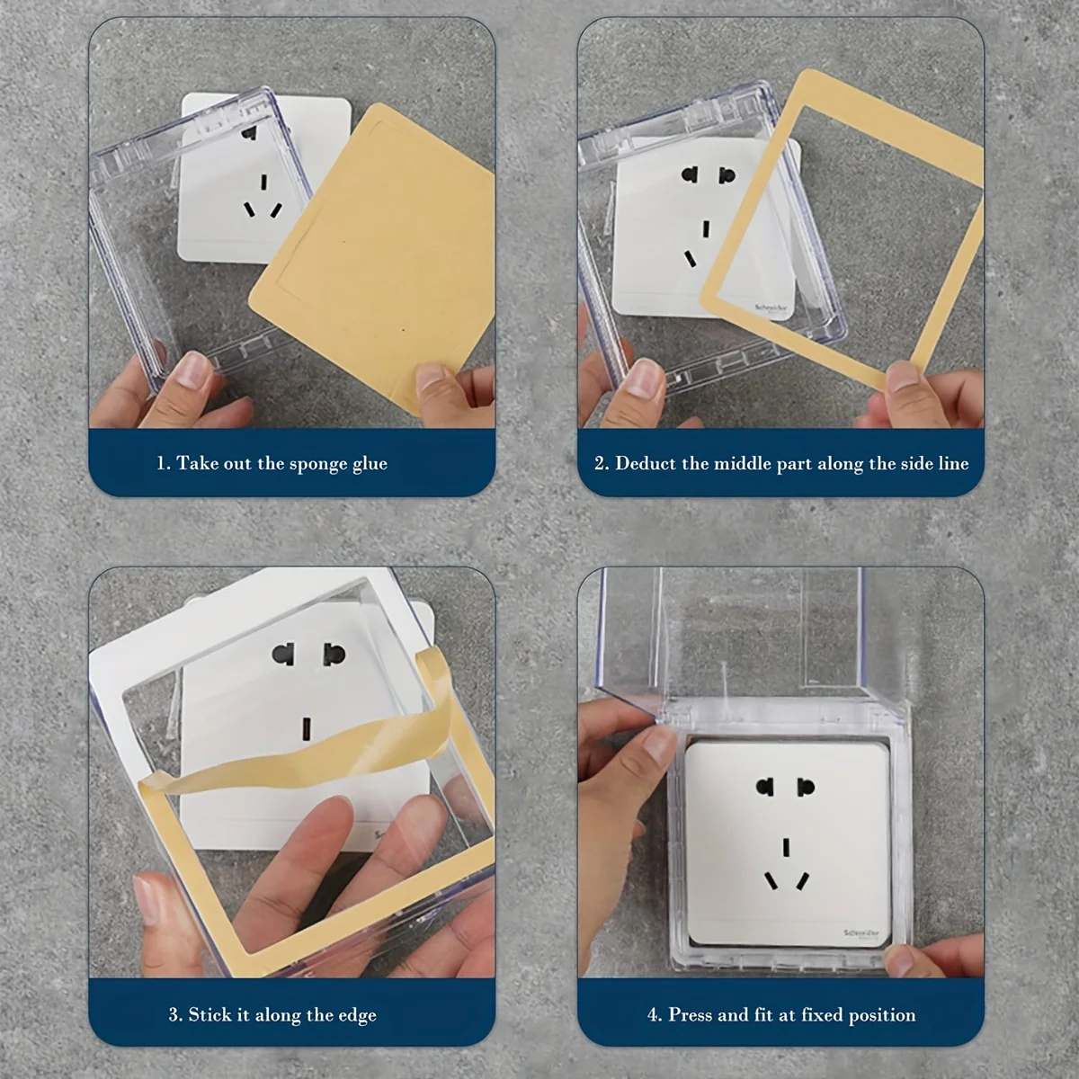 light switch socket protective cover home safety protection dustproof and waterproof functions water resistant outdoor sock
