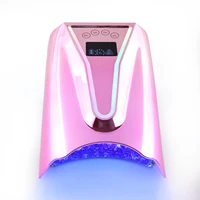 2024 Factory Price New Arrival New Design Wholesale High Power 128W Fast Cordless Rechargeable Uv LED Nails Lamp Nail Dryer 1