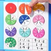 Magnetic Fraction Puzzles for Math Mastery Montessori Enlightenment with Fun Arithmetic Teaching Aid Cognitive Educational Toys 5