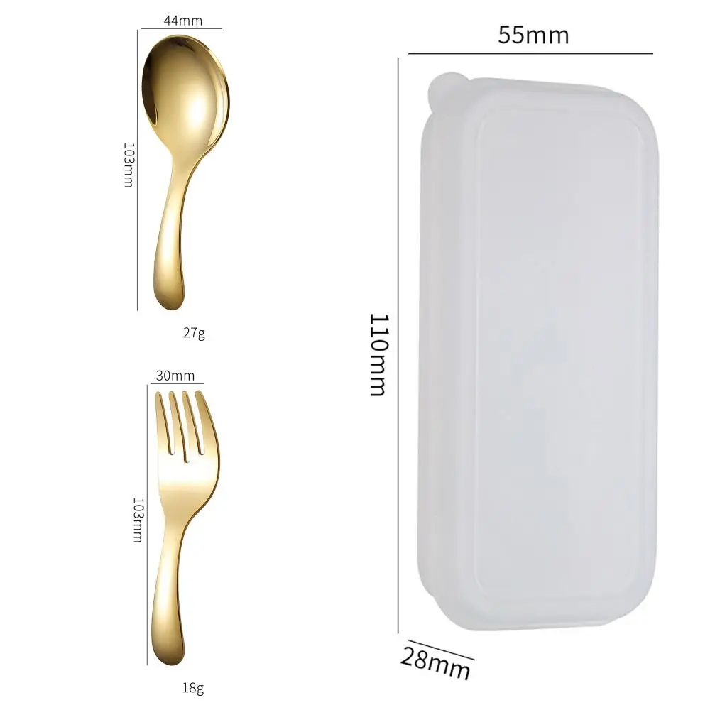 GOLD SET-CLEAR CASE