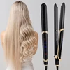 Portable 2 in 1 Hair Straightener Ceramic Flat Iron Negative Ion Hair Straightener Curler Iron 1