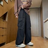 Streetwear 2024 Spring Summer Casual Men Trousers Solid Color Harajuku Lightweight Cargo Pants Fashion Straight Men's Pants 2