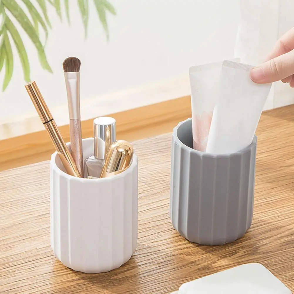 

Прочный держатель для хранения карандашей, вертикальный дизайн с зернистой поверхностью, сохраняющий порядок, новинка, наклонная вставка, тип карандаша, линейка, держатель для хранения