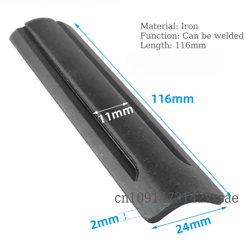 Tactical Hunting Steel Rail Base 20/116mm Steel Round Bottom Dovetail Rail Base 11mm Airgun Sight for Outdoor Hunting