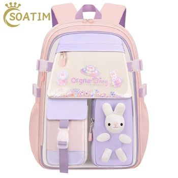 2026 Waterproof Girl Backpack Children School Bags for Kids Book Bag School Backpack Girls Schoolbag mochila infantil escolar 1