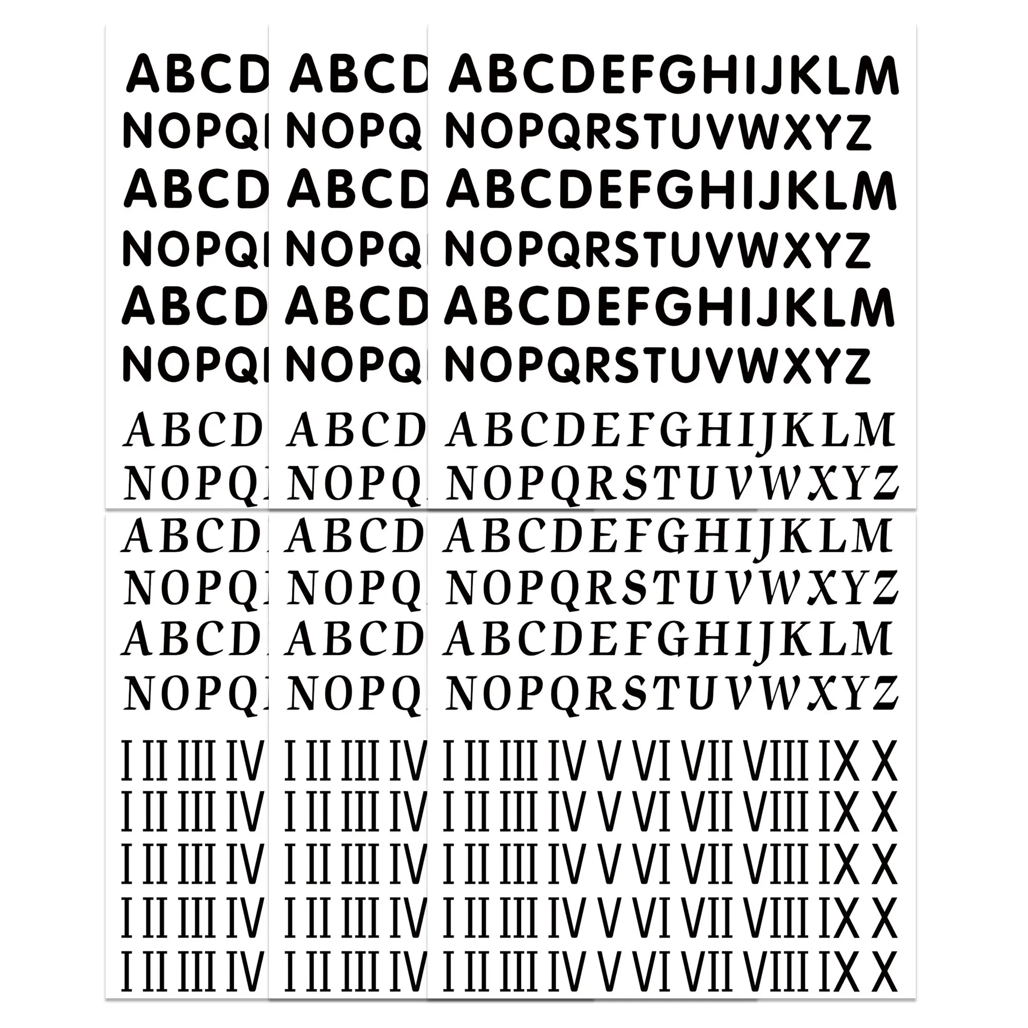 Temporary Tattoos Small Roman Numerals Temporary Tattoo Small Letters Fake Tattoos Numbers Number Halloween Cosplay Temporary Tattoos Body Makeup