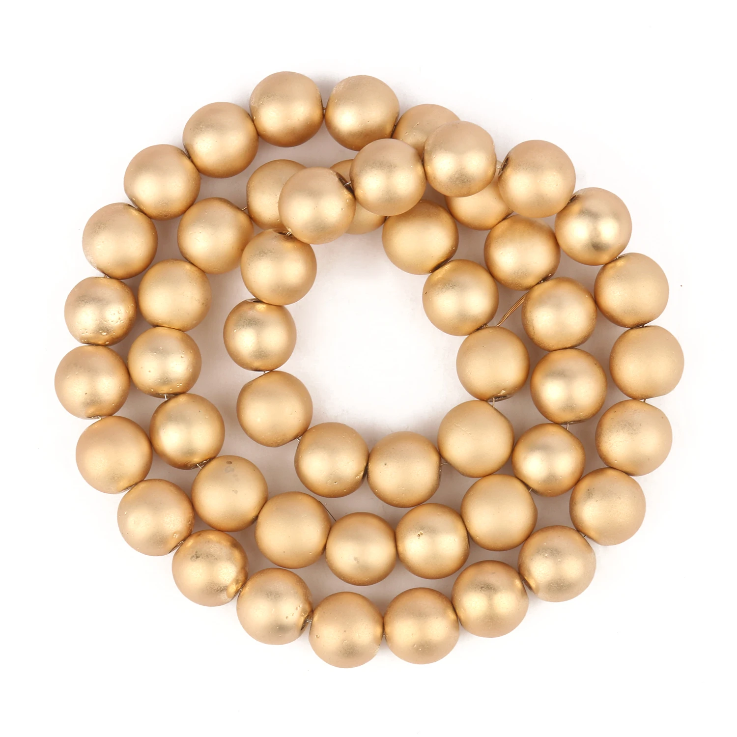 Elegant Silver-Gold Hematite Natural Stone Beads for DIY Jewelry and Accessories, 15'' Strand, 2-10mm