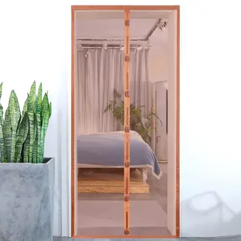Magnetic Screen Door Curtain Summer Anti-Mosquito Net Fly Insect Partition Automatic Closing Easy Installation Doors Screen Mesh 1