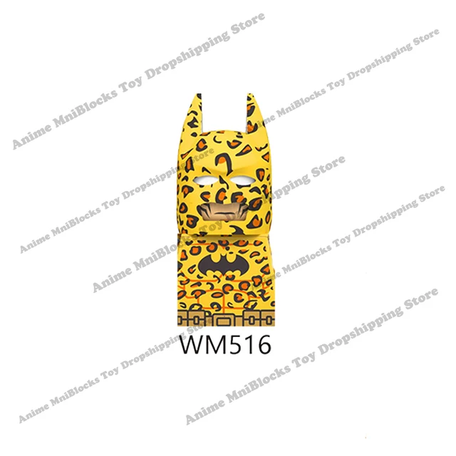 Movie Batman The Joker Harley Quinn Wonder Woman mini action toy figures building blocks Assemble bricks kid gifts WM6080 WM6100 WM516