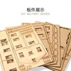 1: 72 Southeast Asia Second Floor Building Scene Wooden Assembly Model Decorations DIY Handmade Gifts 2