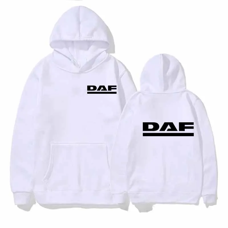 DAF Print Hoodie Männer und Frauen Sport Langarm Sweatshirts Winter Fleece Jogging Top Lose Kleidung Mode Pullover – Detail 10